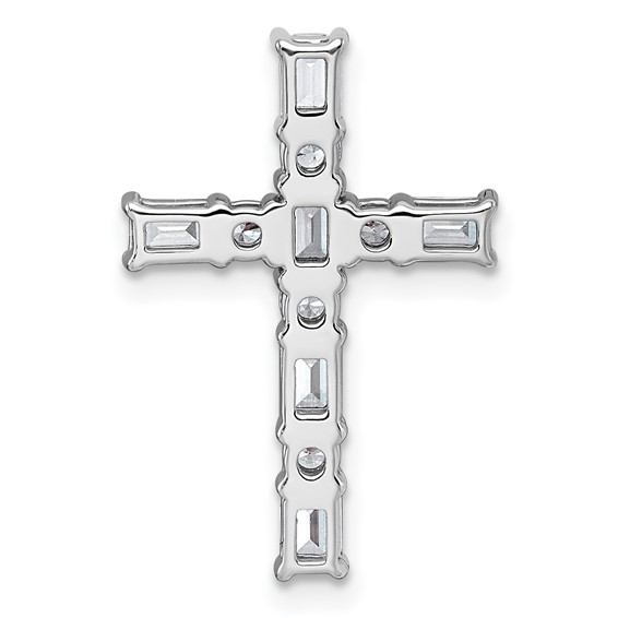 Gold Lab Grown Diamond Cross Pendant