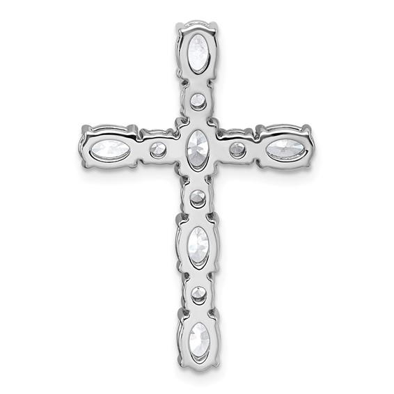 Gold Lab Grown Diamond Cross Pendant