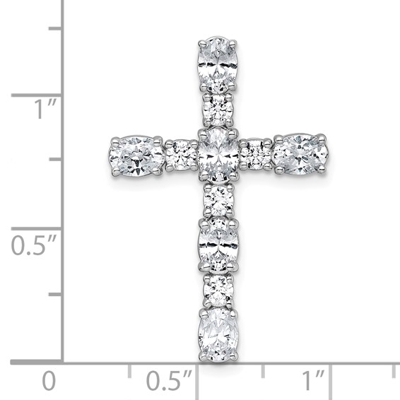 Gold Lab Grown Diamond Cross Pendant