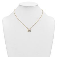14K Yellow Gold Lab Grown Diamond VS+ F+ Fashion Necklace view 3