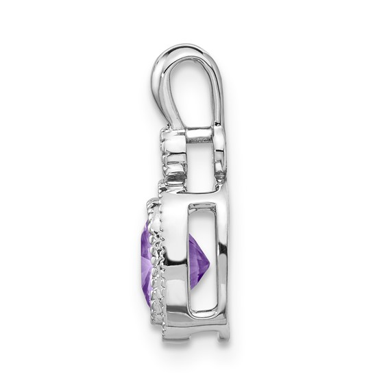 10kw Amethyst Pendant w/chain