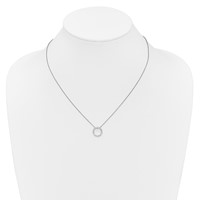 14K Yellow Gold 0.25 Carat Lab Grown Diamond VS SI+ G+ Round Pendant Necklace, 18" view 2