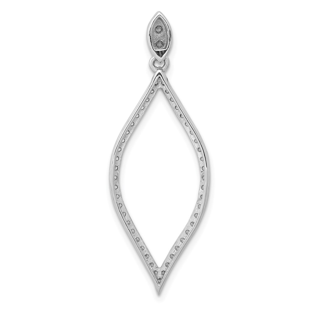 14k White Gold 1/2 carat Diamond Pendant (PM3825-045-WA)