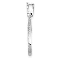 14K White Gold 0.25 Carat Lab Grown Diamond VS SI+ G+ Complete Teardrop Dangle Pendant view 2