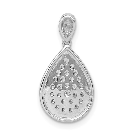 Gold Polished Diamond Slide Pendant