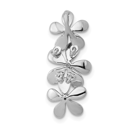 Diamond Three Flower Chain Slides