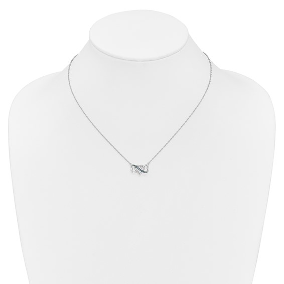 Diamond Triple Heart Necklaces