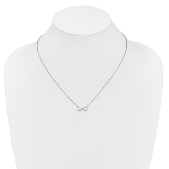 Diamond Infinity Symbol Necklaces