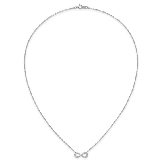 Diamond Infinity Symbol Necklaces