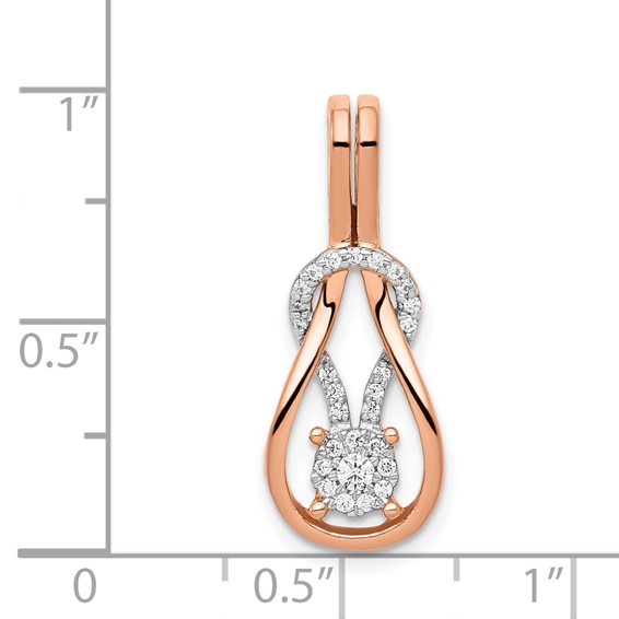 Diamond Knot Slide Pendants
