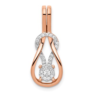 Diamond Knot Slide Pendants