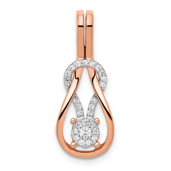 Diamond Knot Slide Pendants