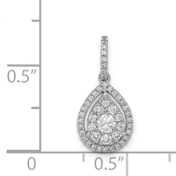 Diamond Teardrop Pendants
