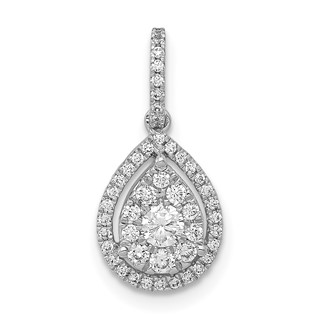 Diamond Teardrop Pendants