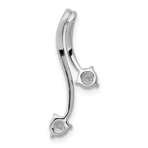 Diamond Double Curved Lines Chain Slides