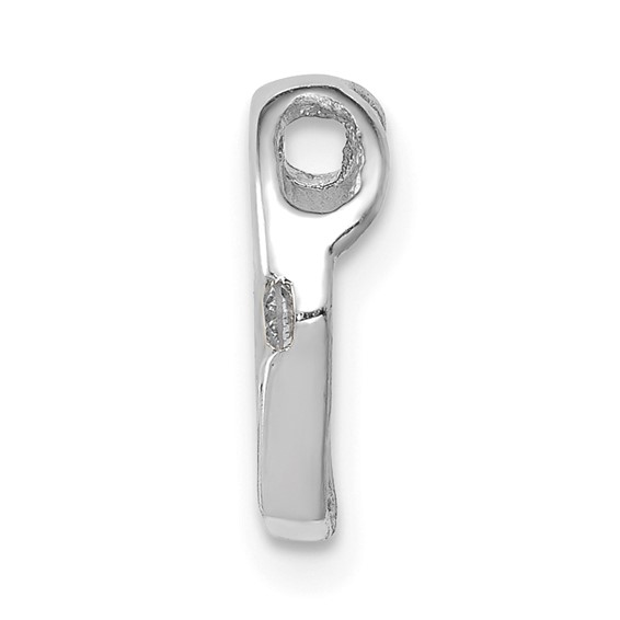 Gold Diamond Heart Chain Slide