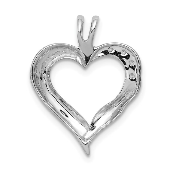 Diamond Fancy Heart Pendants