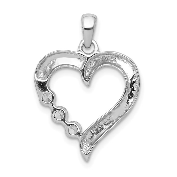 Diamond Heart Pendants
