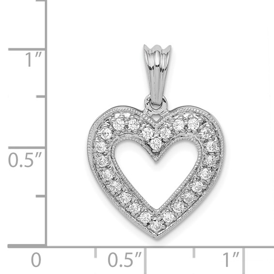 Diamond Heart Pendants