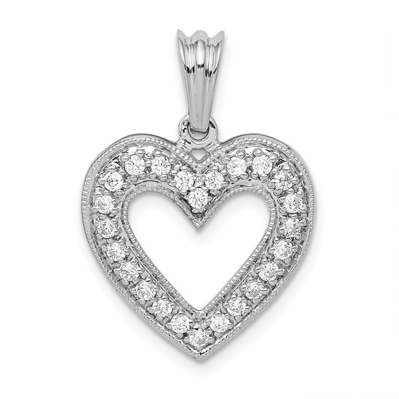 Diamond Heart Pendants