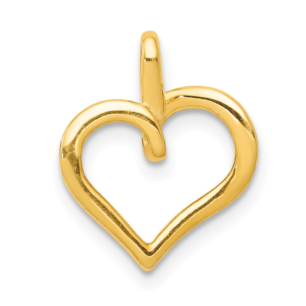 14k Diamond Heart Pendant (PM4867-005-YA)