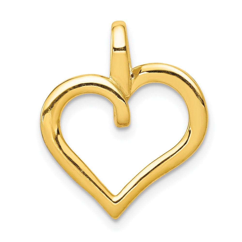 14k 1/10ct. Diamond Heart Pendant (PM4867-010-YA)