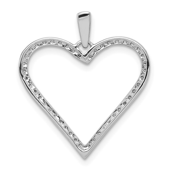 Gold Diamond Heart Pendant