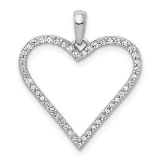 Gold Diamond Heart Pendant