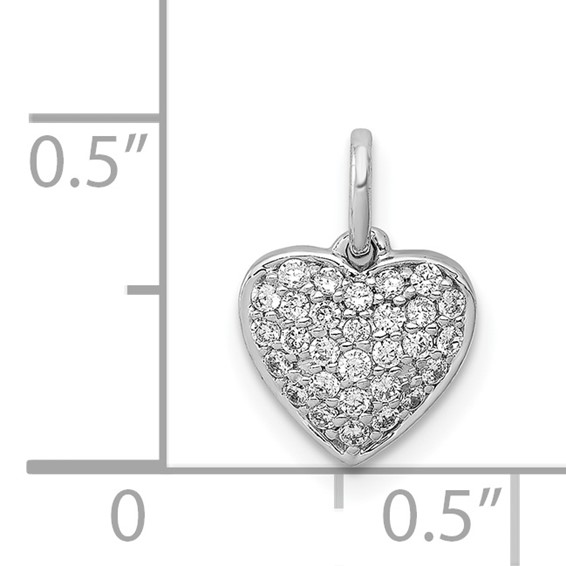 Diamond Heart Pendants