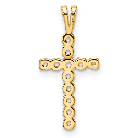 14k Latin Cross Pendant Mounting