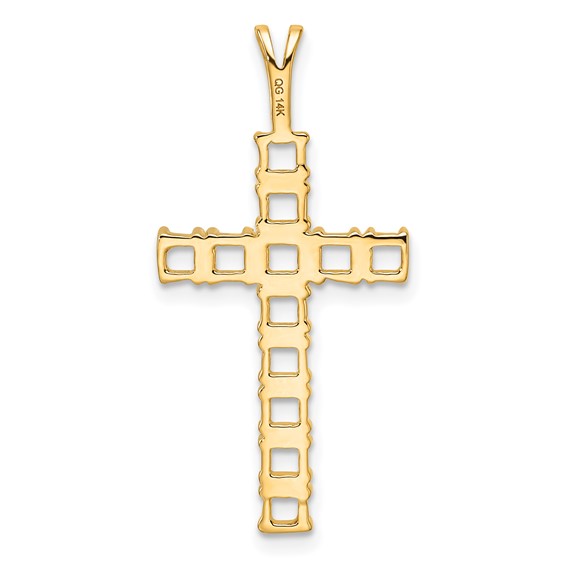 14k Latin Cross Pendant Mounting