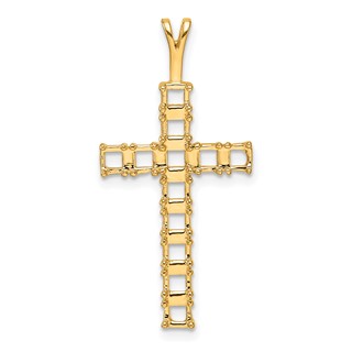 14k Latin Cross Pendant Mounting