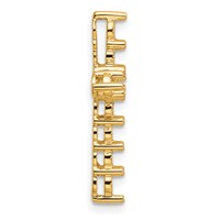 14K Yellow Gold 1.25ct Cross Pendant Mounting view 2