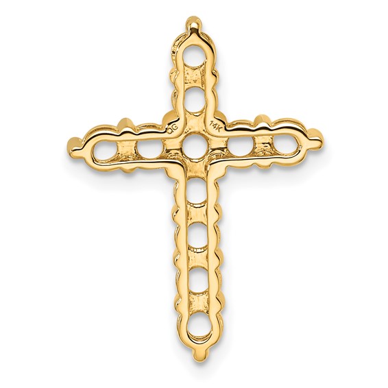 14k 1 1/4ct Cross Pendant Mounting