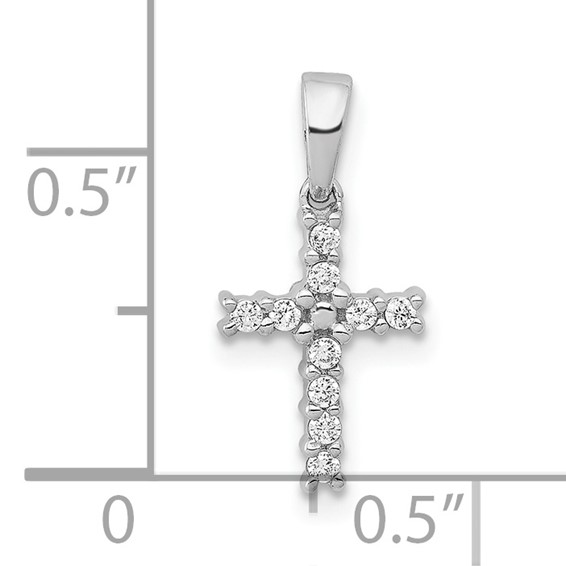 Diamond Latin Cross Pendants