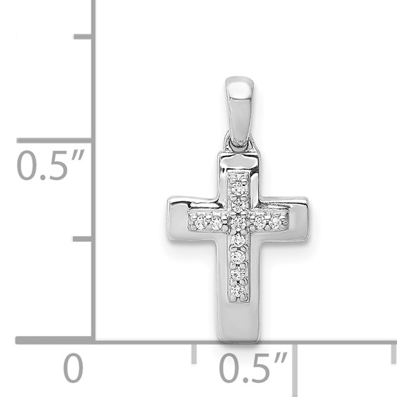 Gold Diamond Cross Pendants