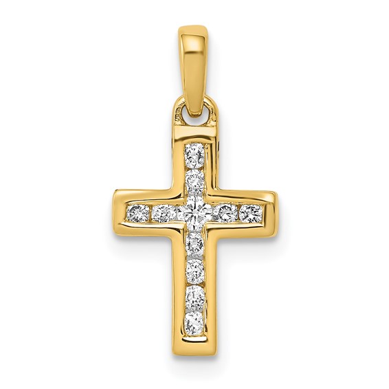Diamond Latin Cross Pendants