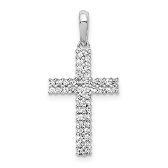 Gold Diamond Cross Pendants