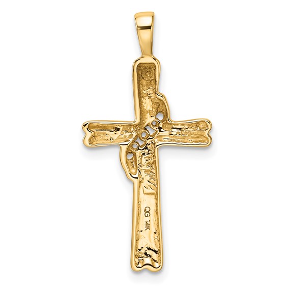 14k Cross Pendant Mounting