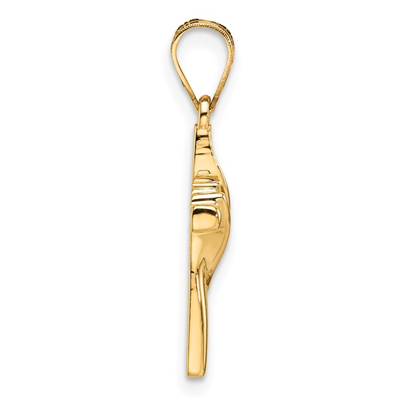 14k Diamond Cross Mounting