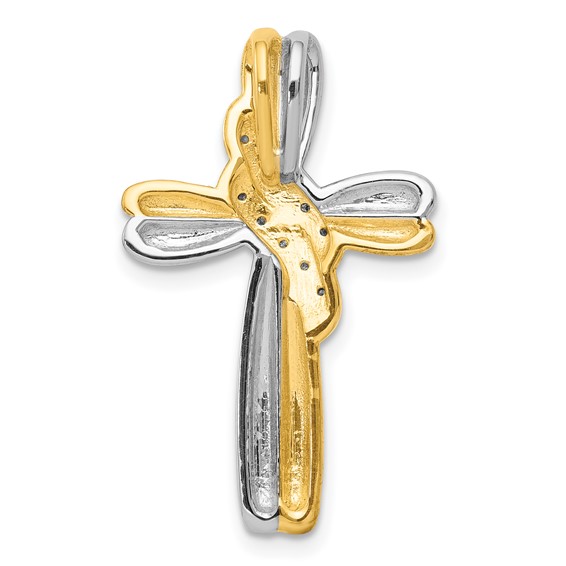 Gold Diamond Cross Pendants