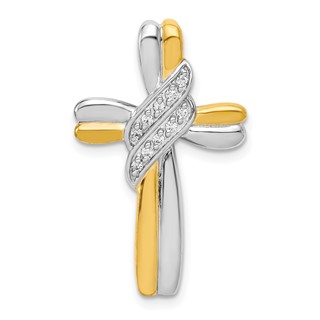 Gold Diamond Cross Pendants