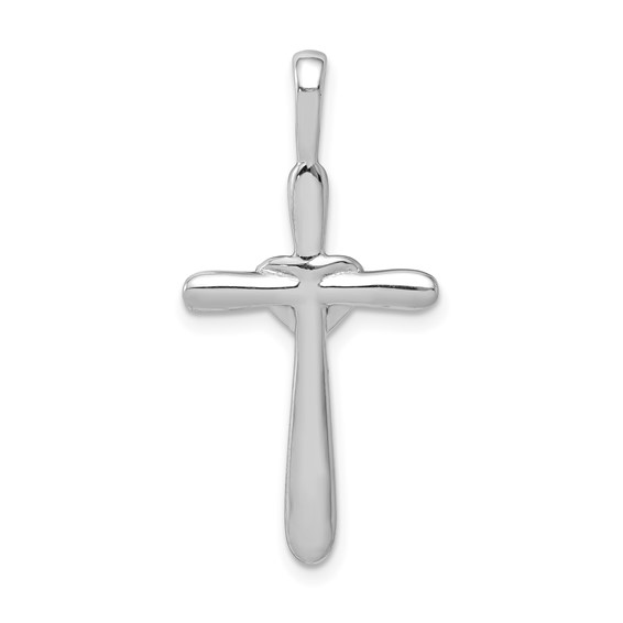 Diamond Cross with Heart Pendants