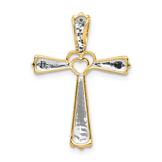Gold Diamond Cross Pendants