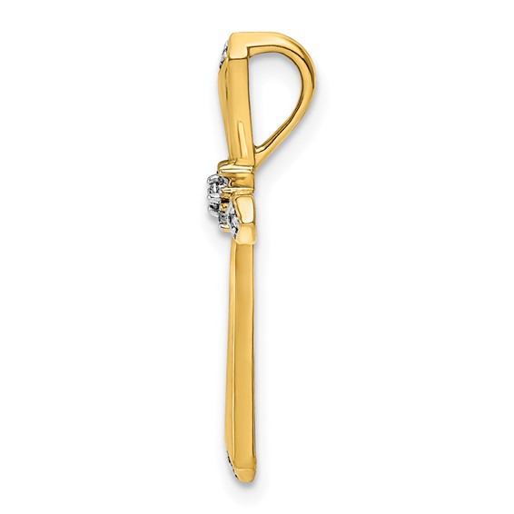 Gold Diamond Cross Pendants