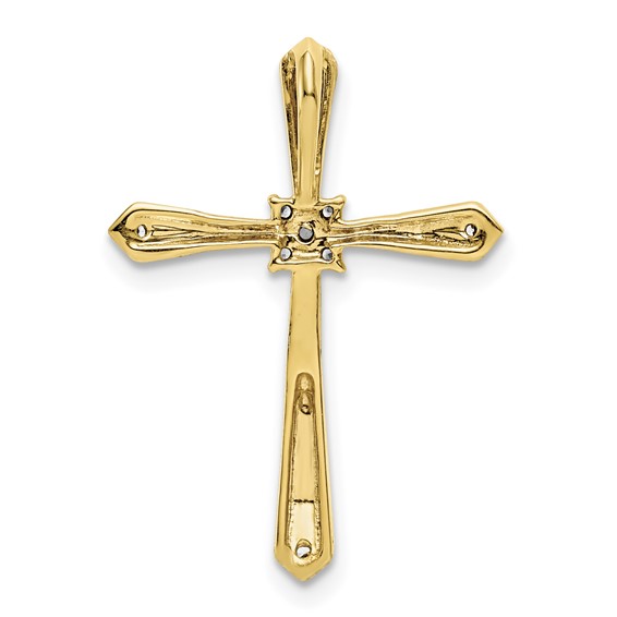 Gold Diamond Cross Pendants