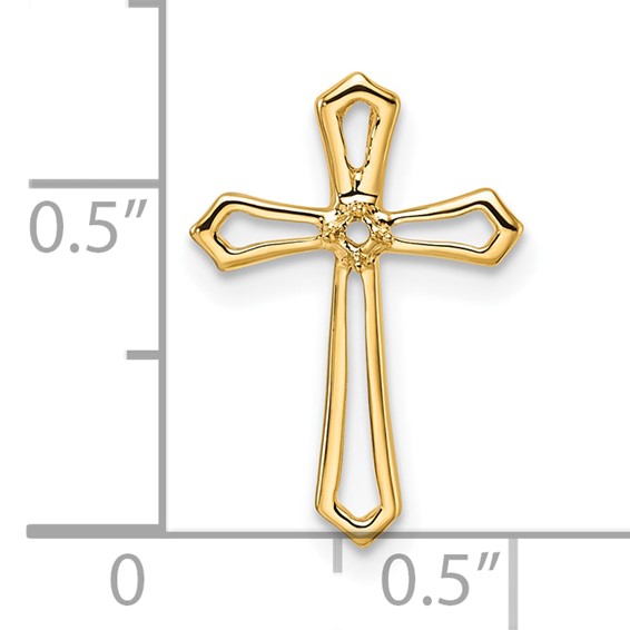 14k Passion Cross Chain Slide Mounting