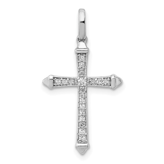 Gold Diamond Cross Pendants