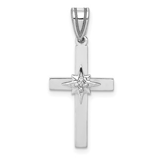 Gold Diamond Cross Pendants