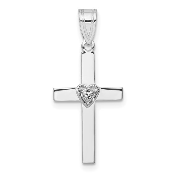 Gold Diamond Cross Pendants